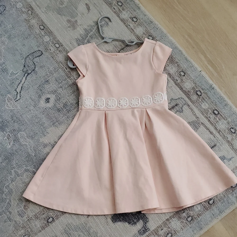 Janie and Jack Girls Pastel Ballet Pink Dress Sz5